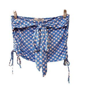 NEW SUNNY GAZE CHECKERBOARD RETRO HALTER TOP IN SIZE L NWT